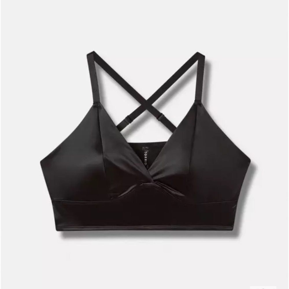 Torrid Lightly Lined Shine Bralette Size 0X NWT